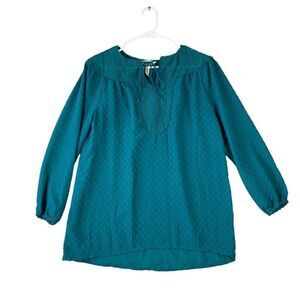 Matilda Jane Charisma Tunic Once Upon A Time Top Women Small Teal